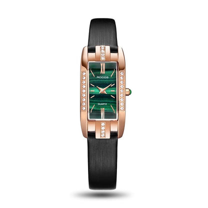 Luxury Diamond Rectangle Watch