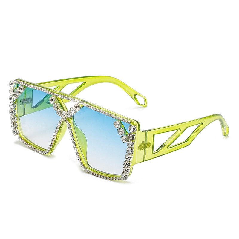 Women Diamond Square Sunglasses