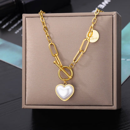 Pearl Heart Pendant